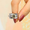 Sunflower Zinc Alloy Finger Rings FS-WGCE082-05-2