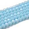 Opaque Glass Beads Stands EGLA-A035-P6mm-D10-1