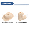 CHGCRAFT 18Pcs 12 Style Silicone Beads SIL-CA0001-90-2
