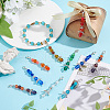 Glass Pendant Decorations HJEW-GO00026-4