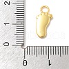925 Sterling Sliver Pink Enamel Pendants STER-Z012-01G-01-3