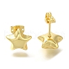 Rack Plating Brass Stud Earrring EJEW-L097-23G-1