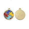 Alloy Enamel Pendants ENAM-J650-02G-01-1