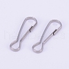 Stainless Steel Keychain Clasp Findings STAS-WH0016-06P-01-1