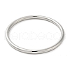Non-Tarnish 304 Stainless Steel Simple Roung Ring Bangles for Women BJEW-F461-01E-P-2