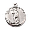 Non-Tarnish 304 Stainless Steel Pendants STAS-B024-20P-1