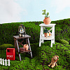 Olycraft 2Pcs 2 Colors Wood Miniature Stand DJEW-OC0001-33-4