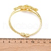 Brass Cuff Bangles BJEW-U025-01G-03-5