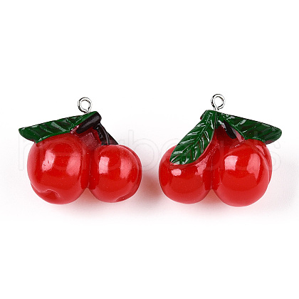 Resin Pendants X-RESI-T028-37-1