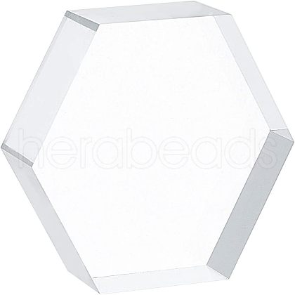 Polygon Acrylic Display Base DIY-WH0302-41-1