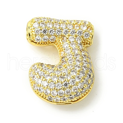 Rack Plating Brass Cubic Zirconia Pendants KK-S378-02G-J-1