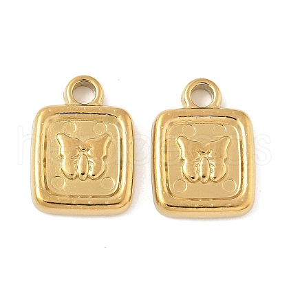 304 Stainless Steel Pendants STAS-L293-13G-1