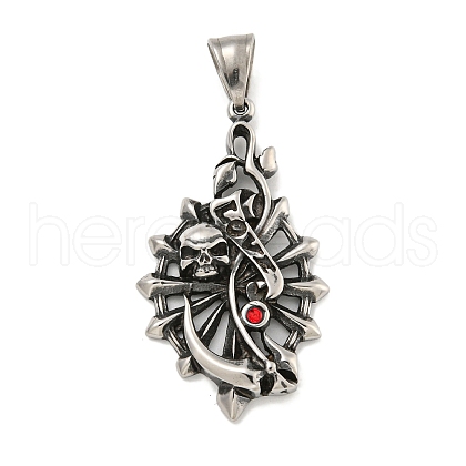 316 Surgical Stainless Steel Pendants STAS-E212-56AS-1