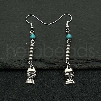 Ethnic Style Alloy Tassel Dangle Earrings WV5969-4-1