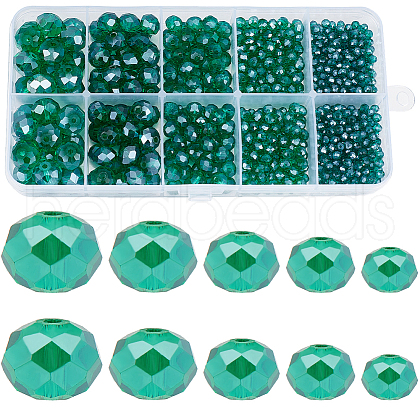 SUNNYCLUE Electroplate Glass Beads Strands EGLA-SC0001-25F-1