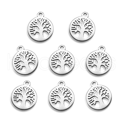 Non-Tarnish 304 Stainless Steel Charms A-STAS-Q243-LM121-1-1