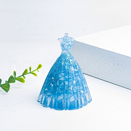 Resin Wedding Dress Display Decoration PW-WG46006-01-1