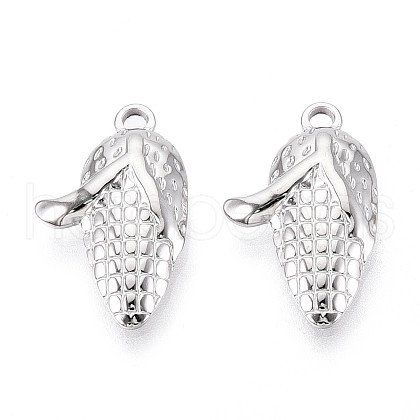 304 Stainless Steel Pendants STAS-T065-69P-1