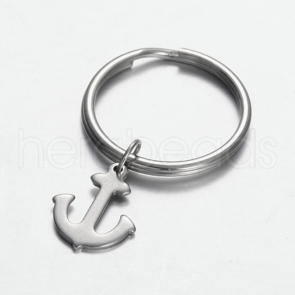 Stainless Steel Anchor Keychain X-KEYC-JKC00046-03-1