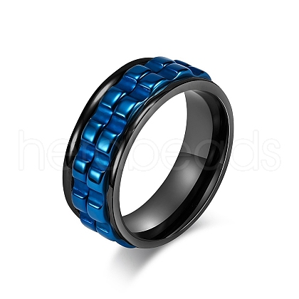 Gear Titanium Steel Rotating Finger Ring PW-WG94989-28-1