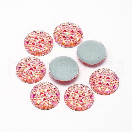 Resin Cabochons CRES-Q192-12mm-03AB-1