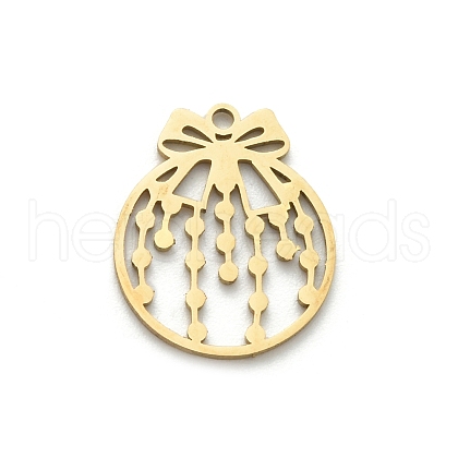 201 Stainless Steel Pendants STAS-I332-05G-1