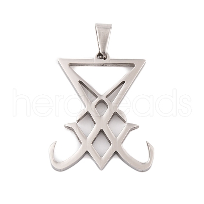 Non-Tarnish 304 Stainless Steel Pendants STAS-K283-07P-1