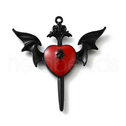 Alloy Enamel Gothic Style Pendants PALLOY-R157-06EB-05A-1