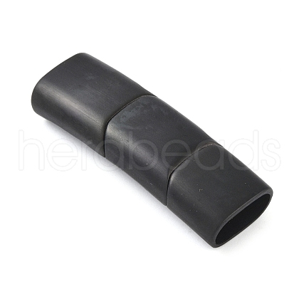 Ion Plating(IP) 316 Surgical Stainless Steel Magnetic Clasps with Glue-in Ends STAS-F269-04B-01A-1