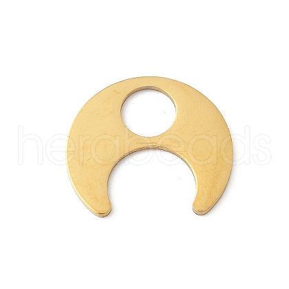 304 Stainless Steel Pendants STAS-Q354-03G-1