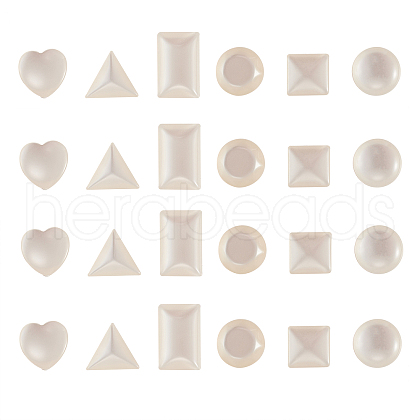 Opaque Resin Cabochons RESI-CJ0001-122-1