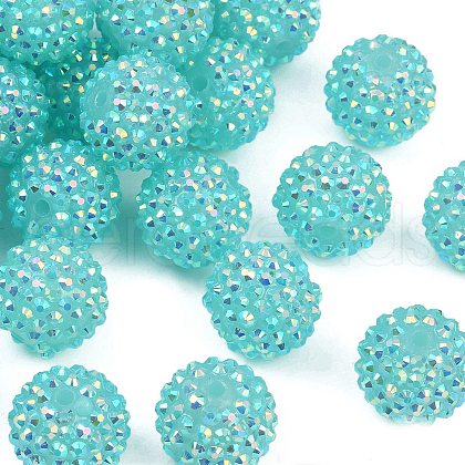 AB-Color Resin Rhinestone Beads RESI-S315-18x20-14-1