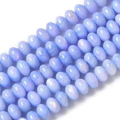 Natural Freshwater Shell Beads Strands SSHEL-C013-07I-1