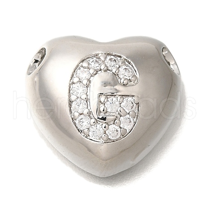 Rack Plating Brass Micro Pave Cubic Zirconia Pendants KK-I722-04P-G-1