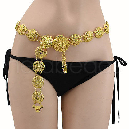 Boho Hollow Flower Alloy Waist Chains WG18C3A-01-1