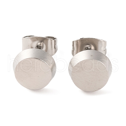 Non-Tarnish 304 Stainless Steel Stud Earrings STAS-B070-08P-1
