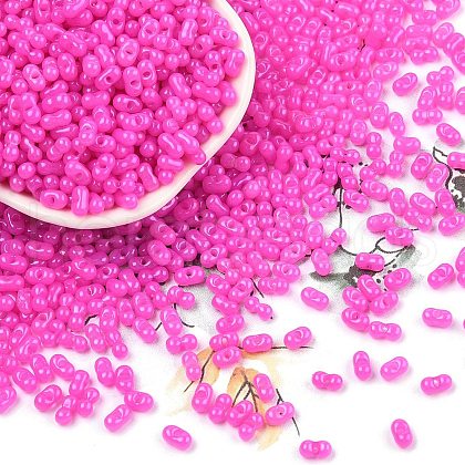 Baking Paint Glass Seed Beads SEED-L011-09A-13-1