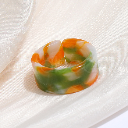Blooming Acrylic Cuff Rings FS-WGC1E19-01-1