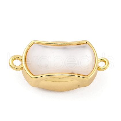 Rectangle Brass Box Clasps KK-P291-48G-02-1