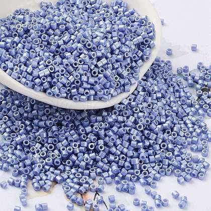 Baking Paint Glass Seed Beads SEED-S042-15B-35-1