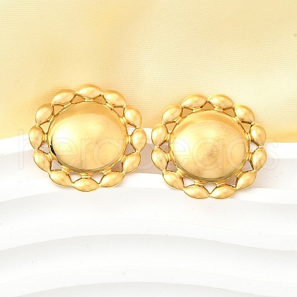 304 Stainless Steel Stud Earrings EJEW-B140-03G-1