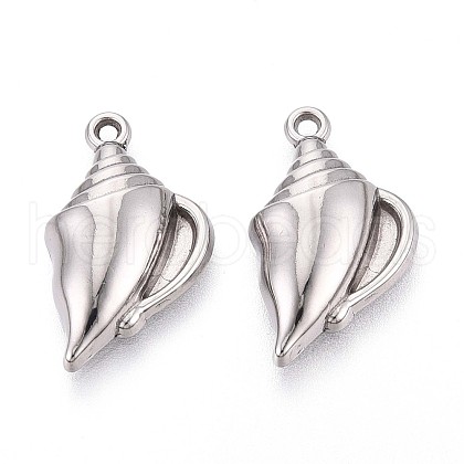 304 Stainless Steel Pendants STAS-T065-27P-1