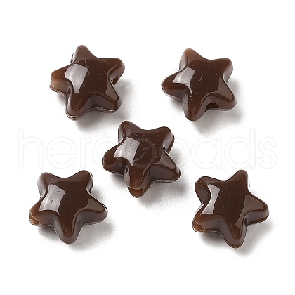 Opaque Acrylic Beads OACR-C016-30F-1