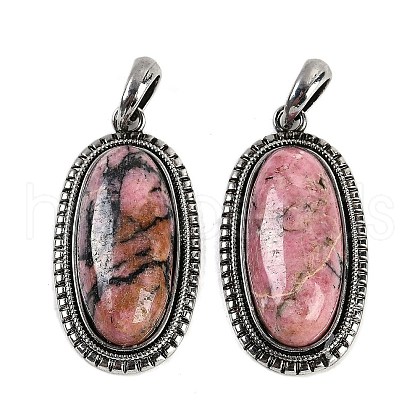 Natural Rhodonite Pendants G-I370-07AS-03-1