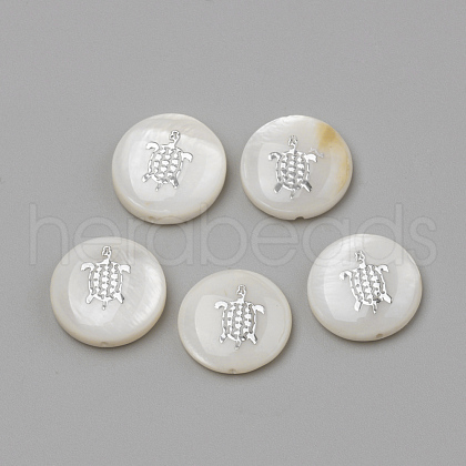 Natural Freshwater Shell Beads SHEL-Q011-005P-1