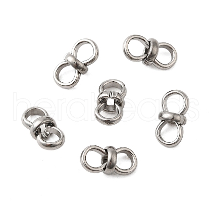 304 Stainless Steel Connector Charms STAS-V012-04P-1