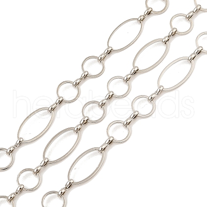Rack Plating Brass Link Chains CHC-M026-03P-01-1