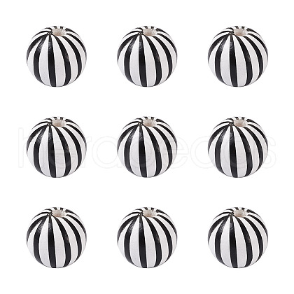 Natural Wooden Beads WOOD-TAC0010-04B-1