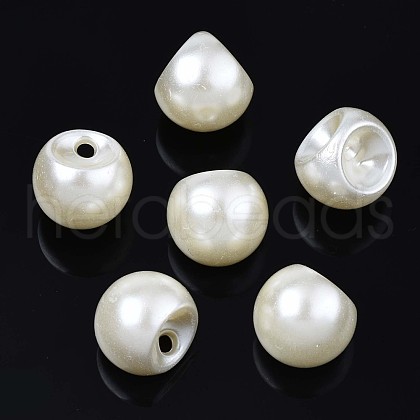 Acrylic Imitation Pearl Charms OACR-N134-002B-01-1
