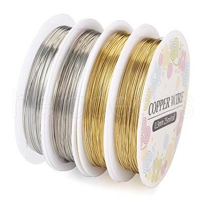 4 Rolls 4 Style Copper Wire CWIR-TA0001-02-1